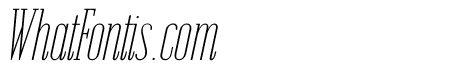 Emberly Thin Condensed Italic