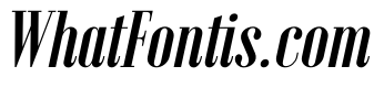 Emberly Bold Narrow Italic