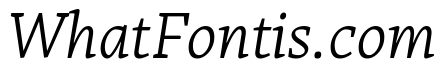 Tuna Light Italic