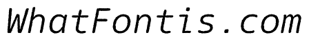 Dico Typewriter Italic