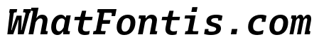 Dico Mono Slab Bold Italic