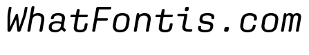 Aglet Mono Italic