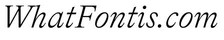 Bradford Light Italic