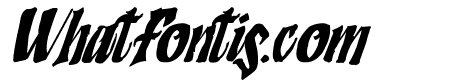 Humingson Rough Italic