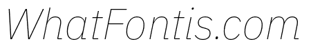 Aneliza Thin Italic