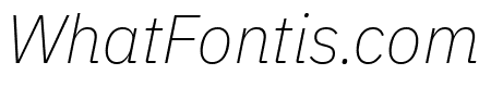 Aneliza ExtraLight Italic