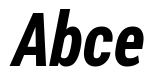 Franco Bold Italic