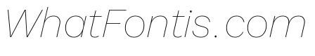 Elaine Sans Thin Italic