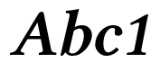 Libertinus Serif Semibold Italic