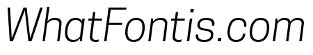 Tanohe Sans Light Italic