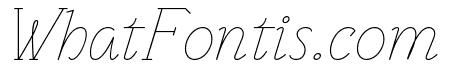 VTF Victorianna Italic