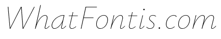 Isabella Sans Thin Italic