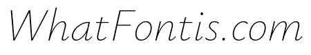 Isabella Sans ExtraLight Italic