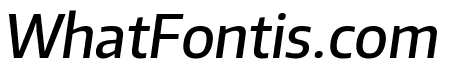 Plata Sans Medium Italic