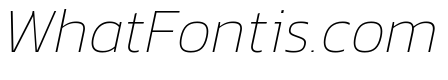 Dizhitl Thin Italic