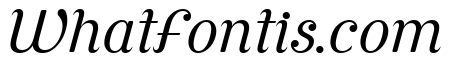 Cursive Serif Book