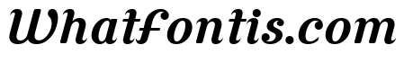 Cursive Serif Bold