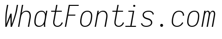 Aardvark Fixed Extralight Italic