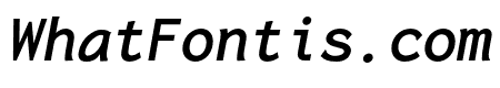 Inconsolata LGC Markup Bold Italic