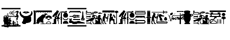 FontsVectorHIEROGLYPS