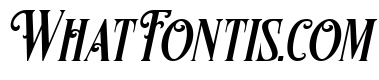 Famous flames Italic