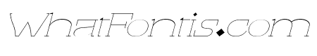 Circle Thin Font Italic