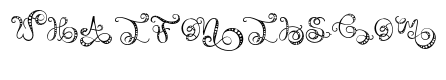 Monogram handwriting 11 Regular