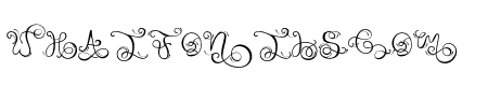 Monogram handwriting 14 Regular