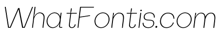 Lunema Thin Italic