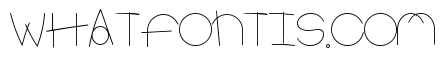 concept round font display