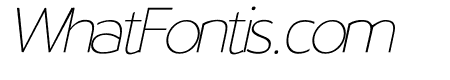 Osande Thin Italic