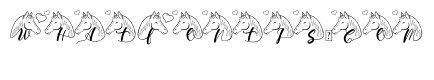 a Pair of Horses in Love