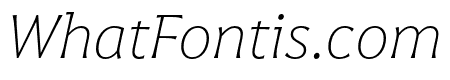Harri Text ExtraLight Italic
