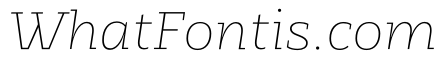 Rothwood Thin Italic