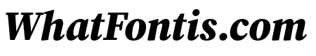 Source Serif 4 Subhead Black Italic