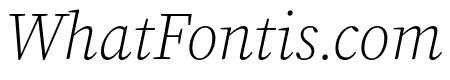 Source Serif 4 Subhead Light Italic