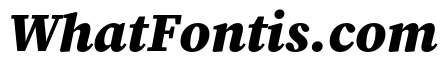 Source Serif 4 SmText Black Italic