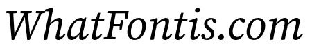 Source Serif 4 SmText Italic