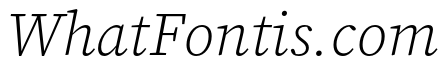 Source Serif 4 SmText Light Italic