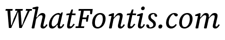 Source Serif 4 Caption Italic