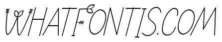 NATURE green Italic