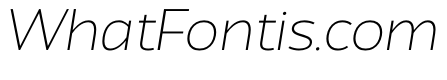 Atozimple ExtraLight Italic