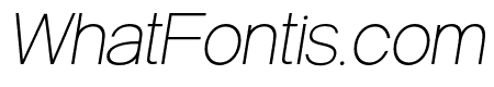Neuvetica ExtraLight Italic