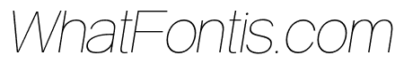 Neuvetica Thin Italic