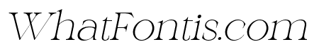 Serif Flowers Italic