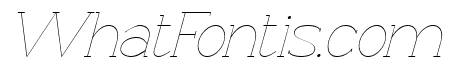 Progue Hairline Italic