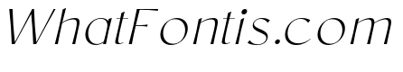 Chopard ExtraLight Italic