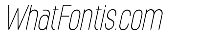 Giola Thin Italic