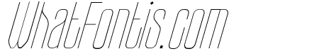 CONICAL CONDENSED Thin Italic