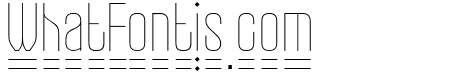 CONICAL CONDENSED Thin Underline